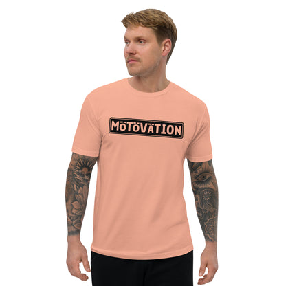 MOTOVATION - Euro Style License Plate T-shirt