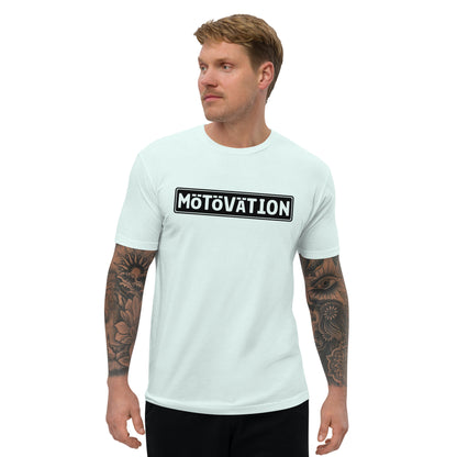 MOTOVATION - Euro Style License Plate T-shirt